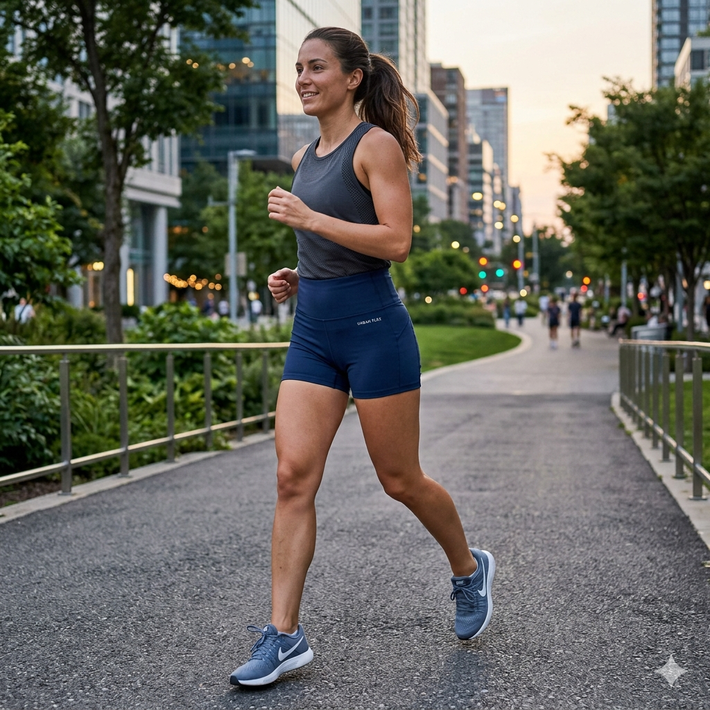 Urban Flex High-Waist Performance Shorts