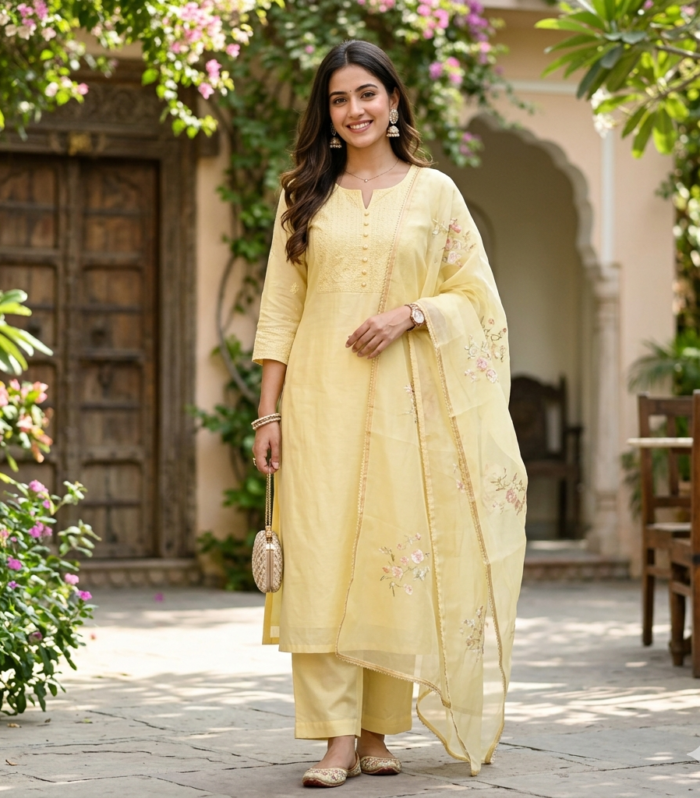 Elegant Women’s Kurtha Set