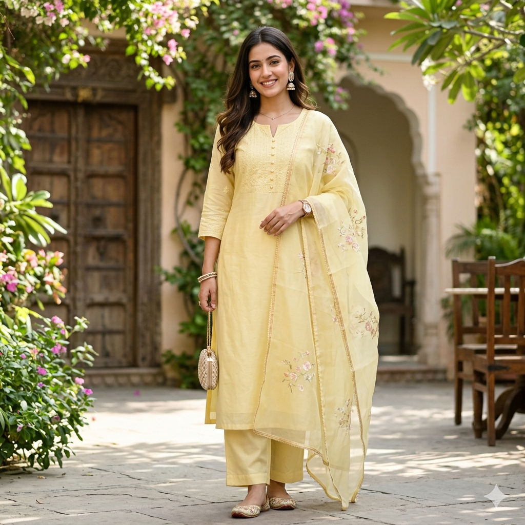 Elegant Women’s Kurtha Set